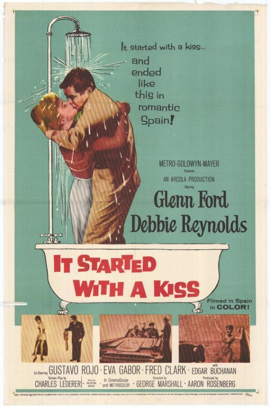 It Started with a Kiss Movie Poster Print (27x40)
