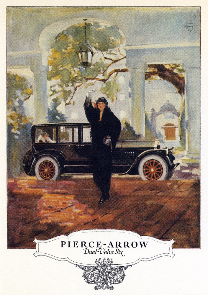 1911 Pierce-Arrow Automobile Advertisement Poster Print by Granger Collection