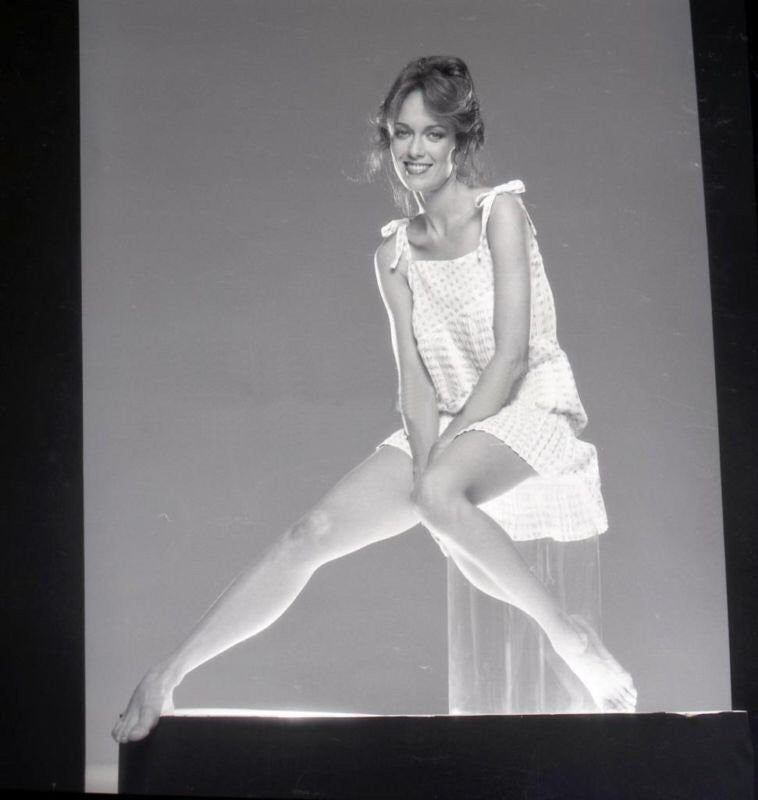 Catherine Bach Posed on Prop Photo Print - Multiple Sizes Available