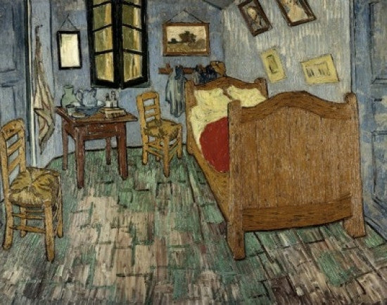 Vincent van Gogh's Vincent's Bedroom in Arles Fine Art Print - 1889