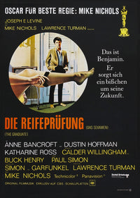 The Graduate (Die Reifeprüfung) Movie Poster Print - Dustin Hoffman