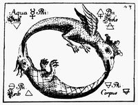 Ouroboros Crowned Double-Dragon Fine Art Print - 1760
