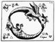 Ouroboros Crowned Double-Dragon Fine Art Print - 1760