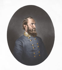 Portrait of Thomas Stonewall Jackson - Fine Art Print by Stocktrek Images