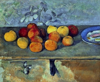 Pommes et Biscuits Fine Art Print by Paul Cézanne