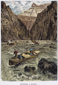 John Wesley Powell's 1869 Colorado River Expedition Fine Art Print