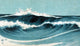 Uehara: Ocean Waves Woodcut Art Print by Uehara Konen