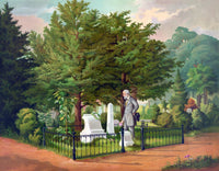General Lee's Last Visit to Stonewall Jackson's Grave Fine Art Print by Louis Eckhardt