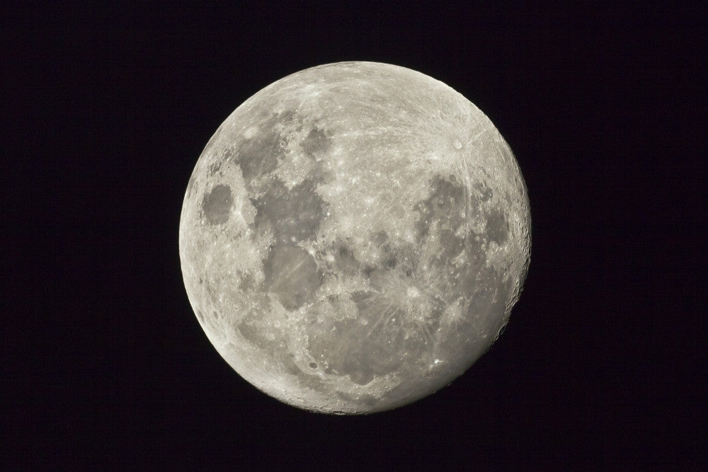 The Moon from Southern Hemisphere - Melbourne, Australia Poster Print