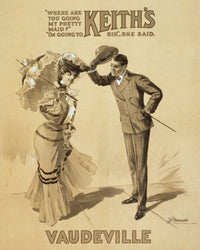 Keith's Vaudeville History Poster Print - Available in Multiple Sizes