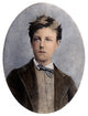 Arthur Rimbaud French Poet Oil Over Photograph Fine Art Print