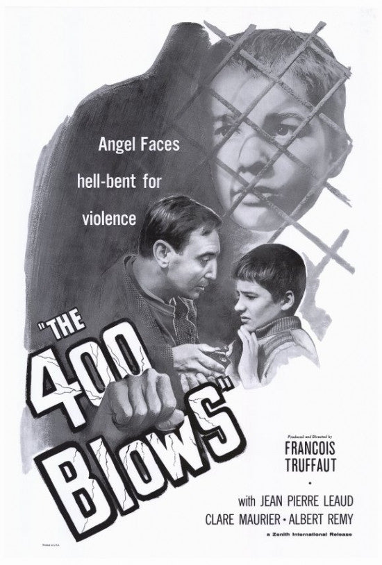 The 400 Blows Movie Poster Print (27x40) - Classic French Film Art