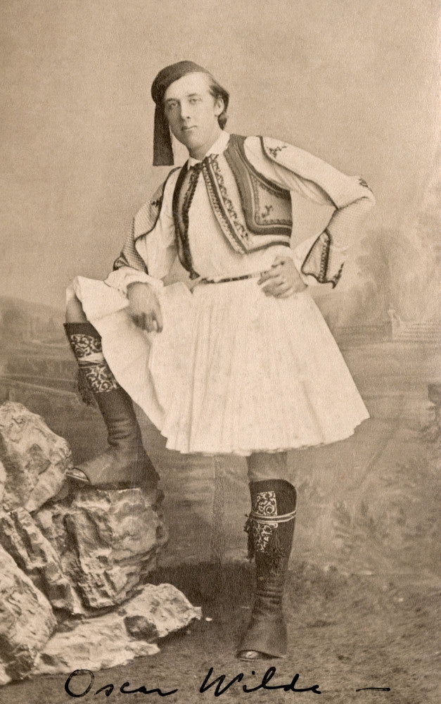 Oscar Wilde Greek Soldier Fine Art Print by Granger Collection