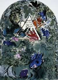 Chagall's Issachar Fine Art Print - Gouache and Collage