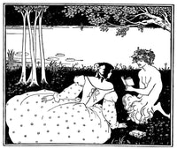 Beardsley Cover Design Fine Art Print by Aubrey Vincent Beardsley