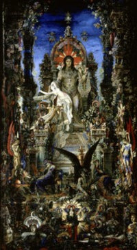 Jupiter et Semele Fine Art Print by Gustave Moreau | Posterazzi