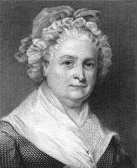 Martha Washington Engraving Fine Art Print - 19th Century