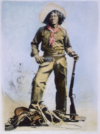 Nat Love - Deadwood Dick Oil Over Photograph Fine Art Print by Granger Collection