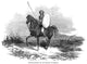 James P. Beckwourth as a Native American Warrior Fine Art Print - 19th Century Wood Engraving by Granger Collection