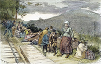 Immigrant Coal Miners 19th Century Wood Engraving Print by Granger Collection