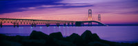 Mackinac Bridge at Dusk Fine Art Print by Panoramic Images