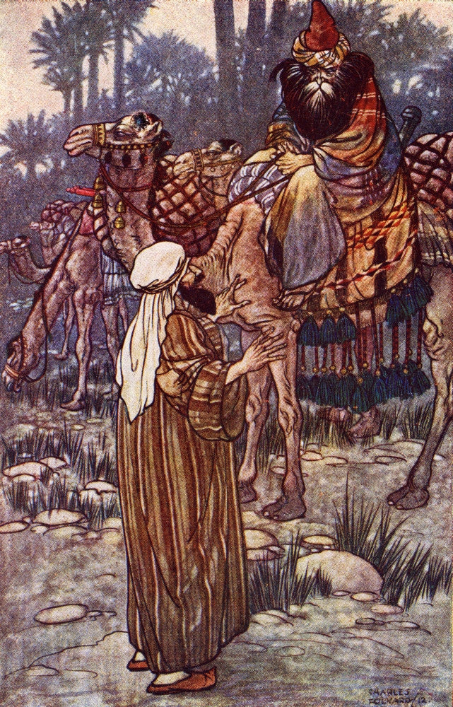 The Story of Baba Abdallah Fine Art Print by Hilary Jane Morgan