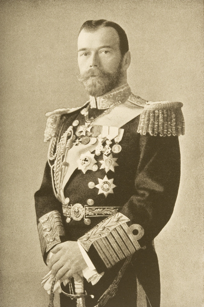 The Tsar Nicholas II of Russia 1868-1918 Fine Art Print