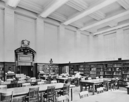 Empty Chairs in a Library Fine Art Print - John Hay Library, Brown University