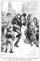 Dickens' A Christmas Carol Illustration - Bob Cratchit & Tiny Tim Fine Art Print