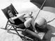 Joan Crawford Beach Lounger Photo Print - Classic Hollywood Décor