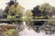 Water Lilies on a Pond Fine Art Print by Isaak Il'ic Levitan