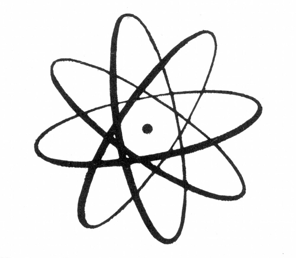 Atomic Energy: Idealized Atom Fine Art Print by Granger Collection