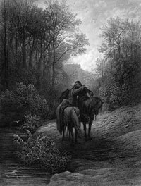 Tennyson: Guinevere - The Parting of Lancelot and Guinevere Fine Art Print