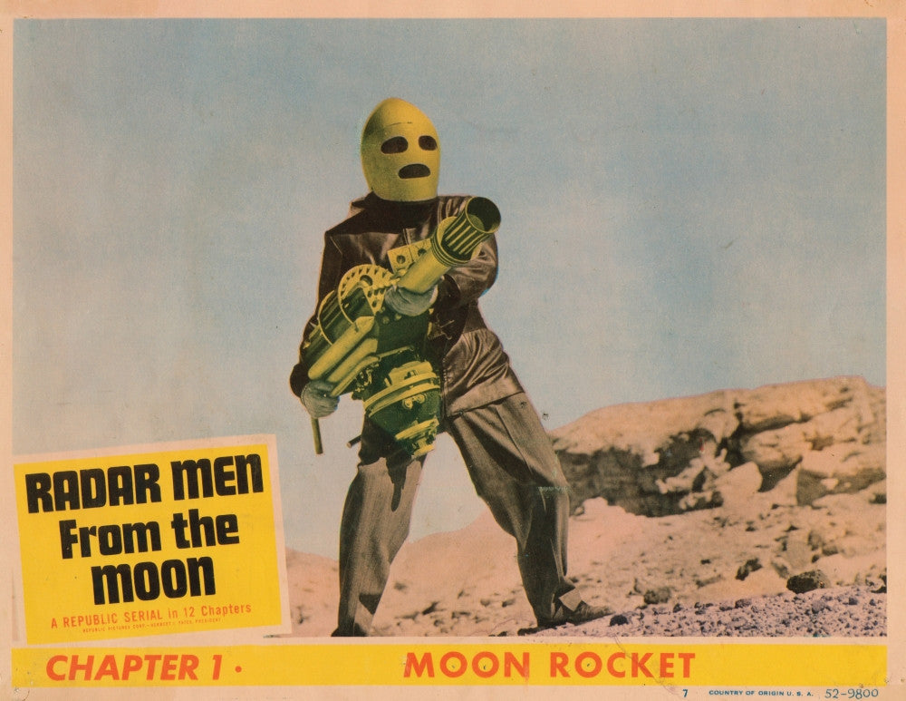 Radar Men From The Moon Lobby Card - Moon Rocket Movie Poster