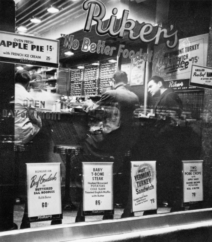 New York: Restaurant Fine Art Print by Berenice Abbott