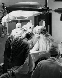 Group of Surgeons Performing an Operation Fine Art Print