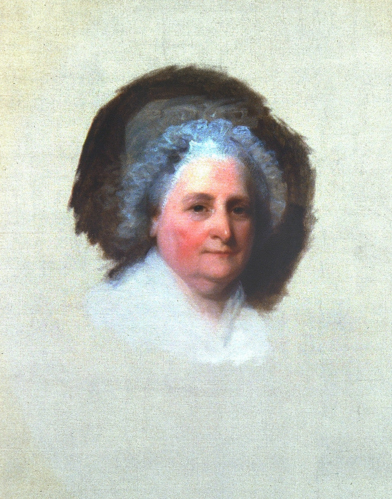 Martha Washington Fine Art Print by Gilbert Stuart | Posterazzi
