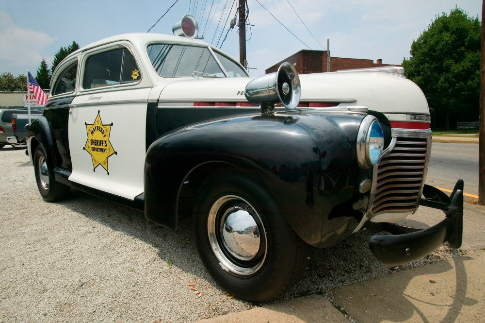 Mayberry Sheriff's Department Police Car Poster Print by Panoramic Images