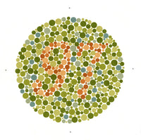 Ishihara Color Blindness Test Fine Art Print by Science Source
