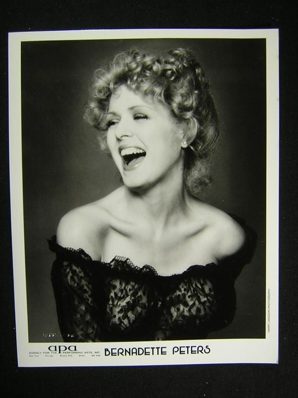 Bernadette Peters Laughing Photo Print - Multiple Sizes Available