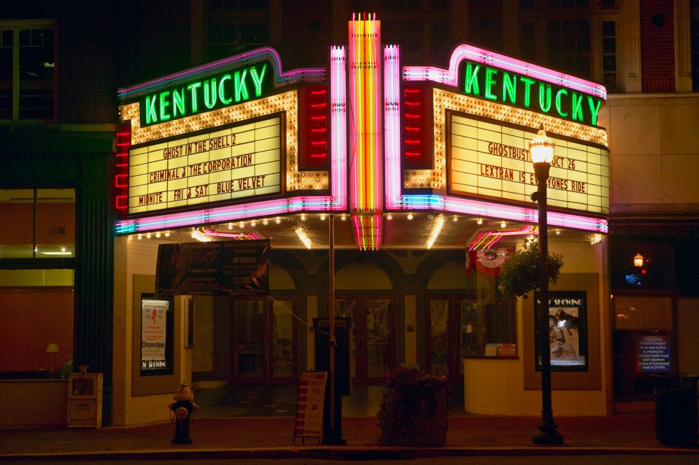 Lexington Kentucky Neon Marquee Sign Poster Print by Panoramic Images