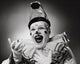 Close-Up of a Singing Clown Fine Art Print - VARSAL2553378E