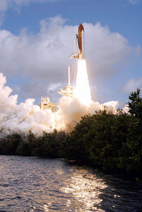 Space Shuttle Discovery Launch Fine Art Print by Stocktrek Images