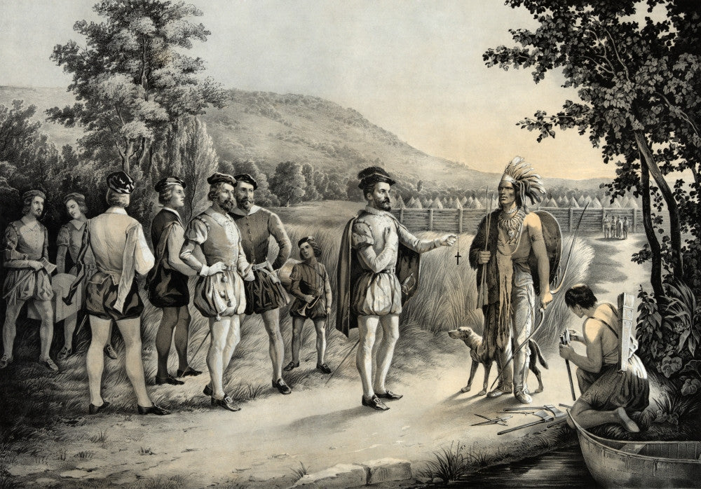 Jacques Cartier French Explorer Fine Art Print by Science Source