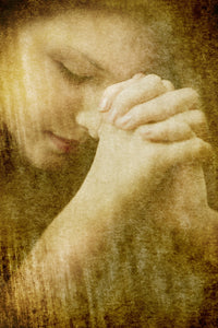 A Woman Praying Fine Art Print by Don Hammond | Design Pics