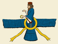 Ahura Mazda Zoroastrian God of Truth Fine Art Print by Science Source