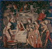 Making Wine Tapestry Fine Art Print - Various Sizes Available