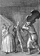 Friedrich Schiller's 'Kabale und Liebe' Act I Scene 2 Copper Engraving Print by Daniel Chodowiecki