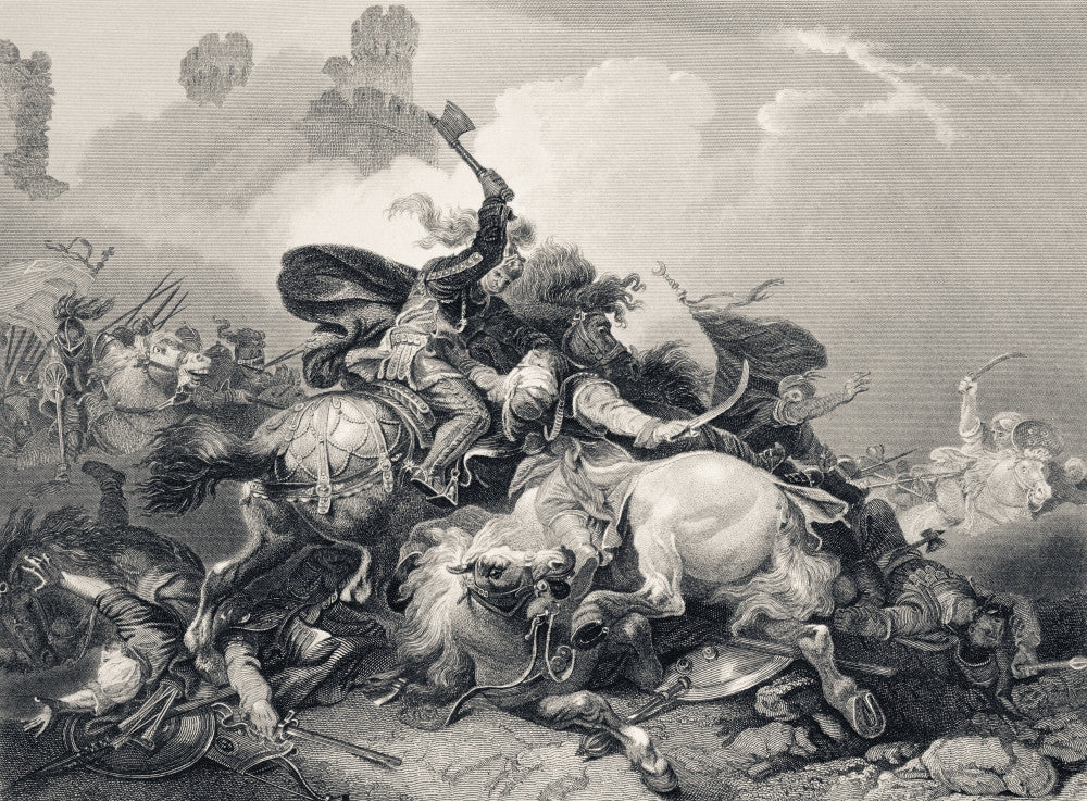 Richard I The Lionheart Crusades Battle Fine Art Print