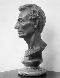 Abraham Lincoln Bronze Bust Fine Art Print by Leonard Volk